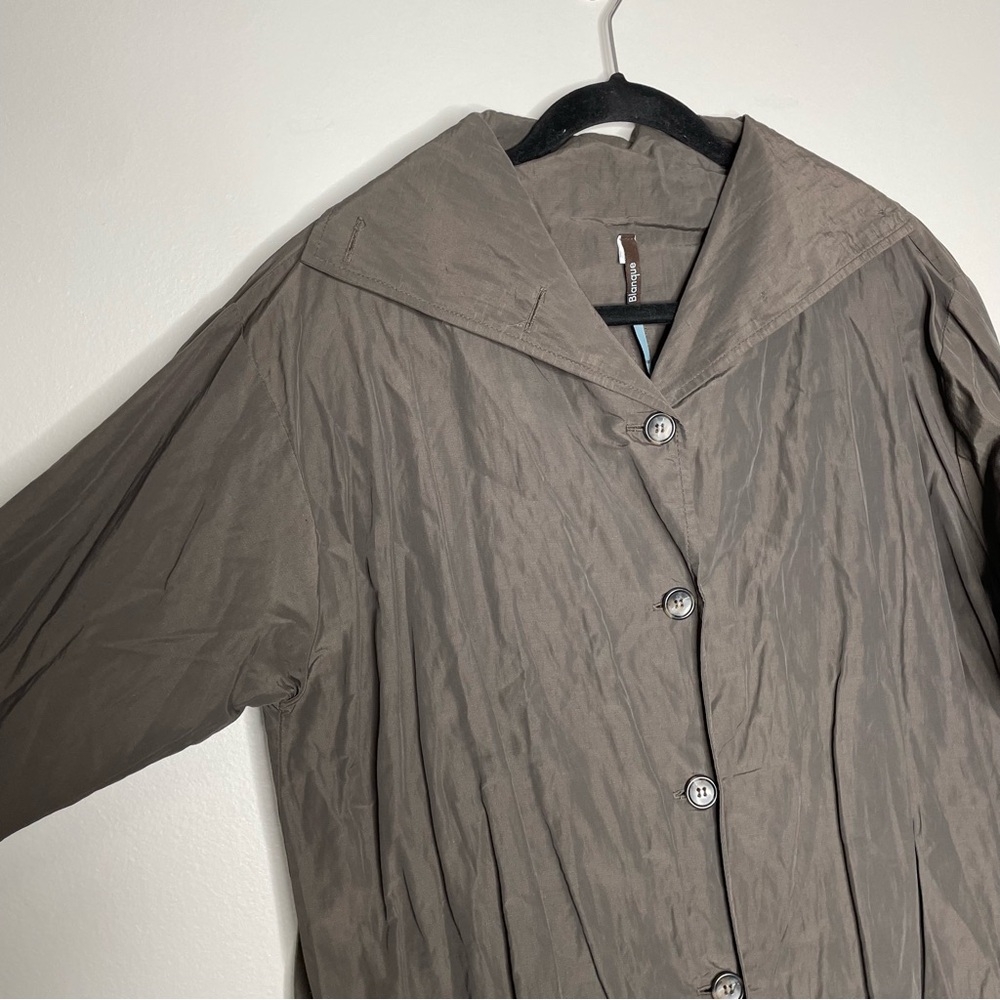 Blanque Lightweight Jacket Button Down Windbreake… - image 2